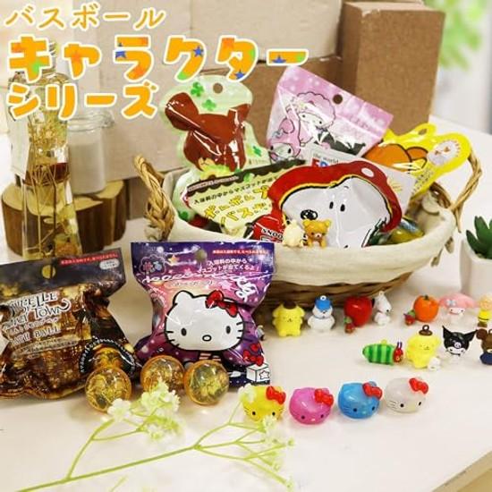 Glowing bath ball featuring Sanrios Hello Kitty. Character additive children suitable boys girls includes toy.