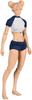 1/12 Scale Female Action Figure, 6-inch Super Flexible Girl Figure Body Doll with Sculpted Head & Interchangeable Chest and Leg Accessories Collection