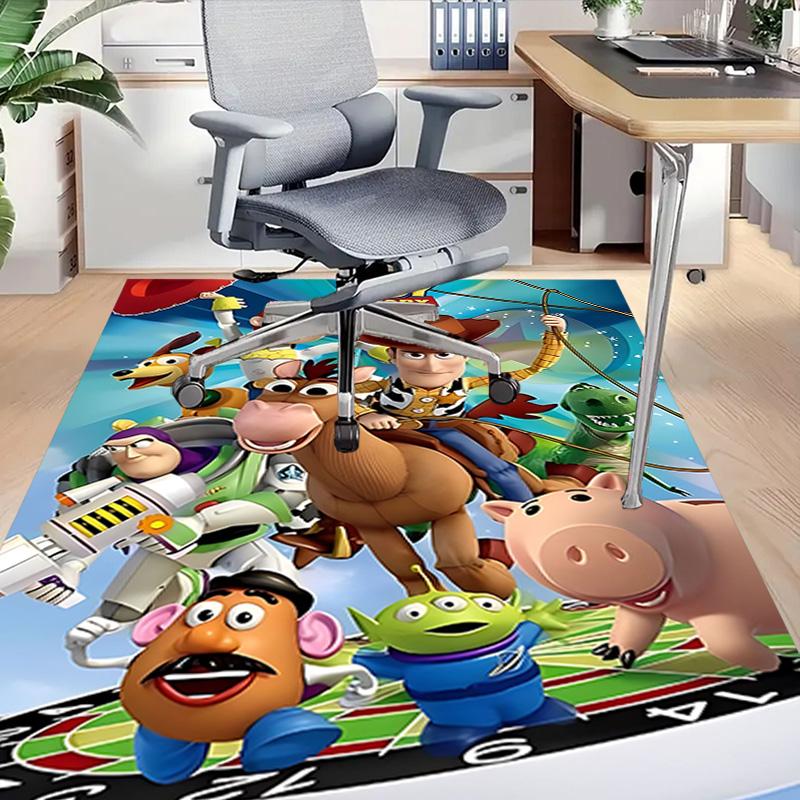 1pc Toy Story Adventure Begins Carpet for Playroom Bedroom Living Room Sofa Home Decor,kids Game Area Rug Non-slip Floor Mat Y72944
