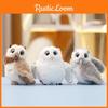 Cute Owl And Eagle Cartoon Plush Doll Pendant Keychain For Kids And Collectors