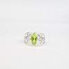 Green Peridot Gemstone 925 Sterling Silver Jewelry Handmade Ring Gift For Mother CZR-3-10