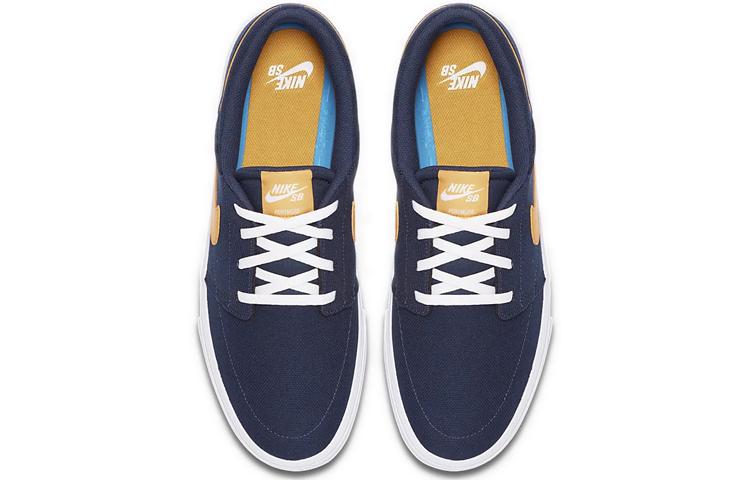 Men's Sneakers Nike Sb Portmore Ii Solar Cnvs 'Blue Yellow'