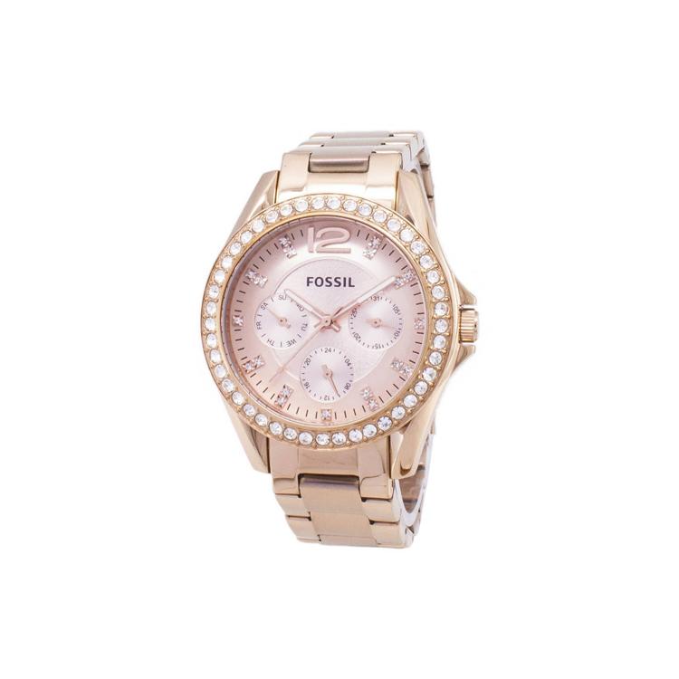 FOSSIL Lilley Collection Wrist Watch Quartz Movement Stainless Steel Strap 38mm Rose Gold Watch Dial Women s Watch ES2811 Rose Gold Watch Dial