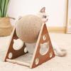 Cat Scratching Board Kitten Corner Sisal Wall Scratcher Board Paper Interactive Fun Exercise Protector 80x80 Non-toxic