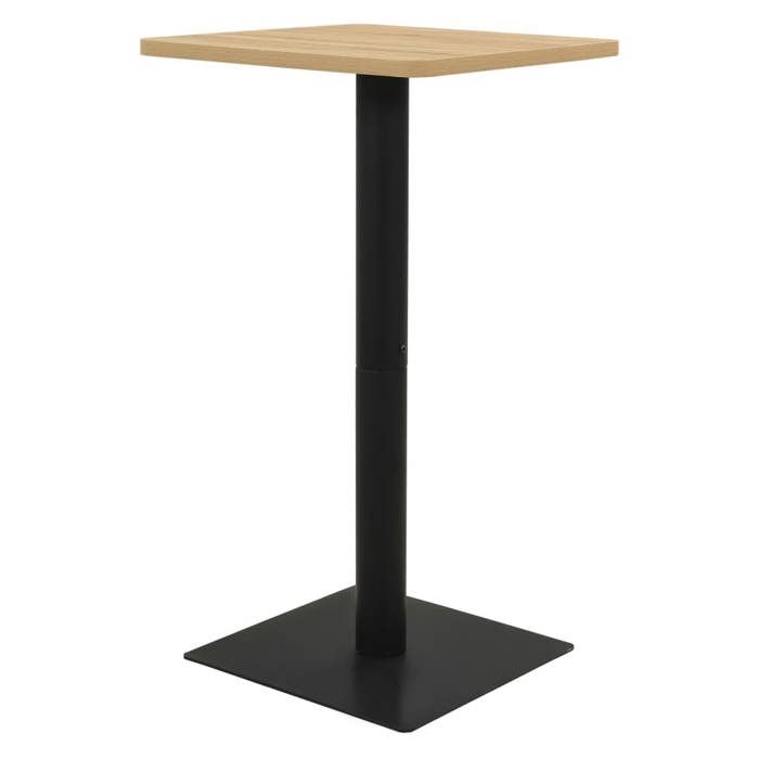 VidaXL Bistro Table Oak Color 50x50x107 Cm 321924