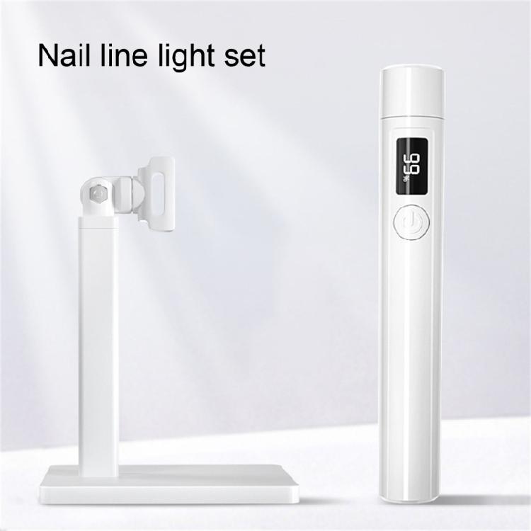 Handheld UVS Light for Gel Nails,LED Nail Lamp,Portable Mini Nail Dryer with Stand & LCD Screen,Nail Lamp for Fast Curing