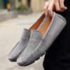 Fashion New Loafer for Men Suede Men's Shoes Casual Flats Mens Loafers Luxury Moccasins Breathable Summer Driving Shoes