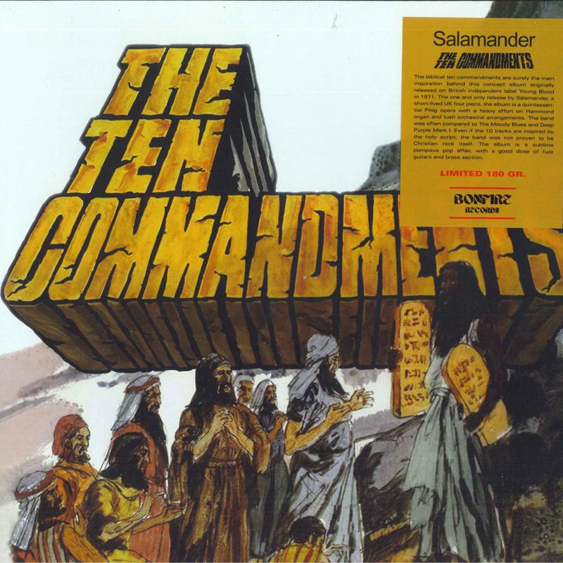 

LP Record SALAMANDER - The Ten Commandments BONF011 Bonfire Records 2022 Europe Rock