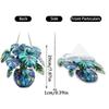 Art Flower Painted Window Decoration Hanging Acrylic Window Decoration Hanging, Creative Lighting Craft Pendant Light Home Decoration Hanging