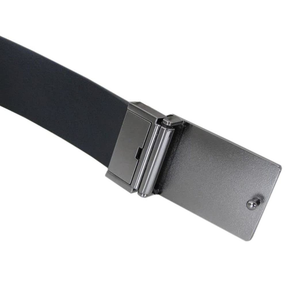 Emporio Armani Wide Stringer System Y4S427 YTU7J 84372 Men's 3.5cm Belt, Compatible, Black, [Used]