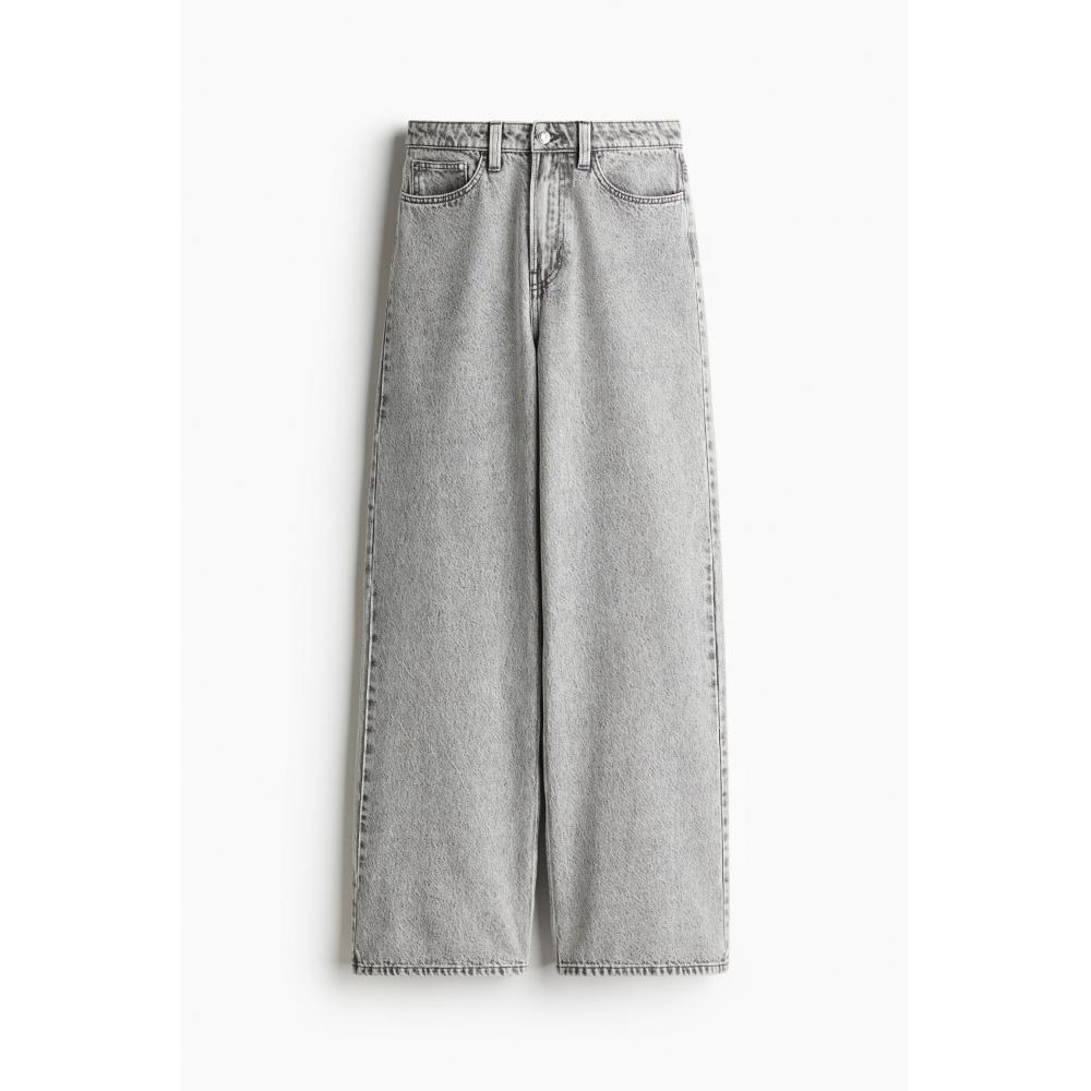 

Джинсы HM Ultra HighH Waist Wide серые