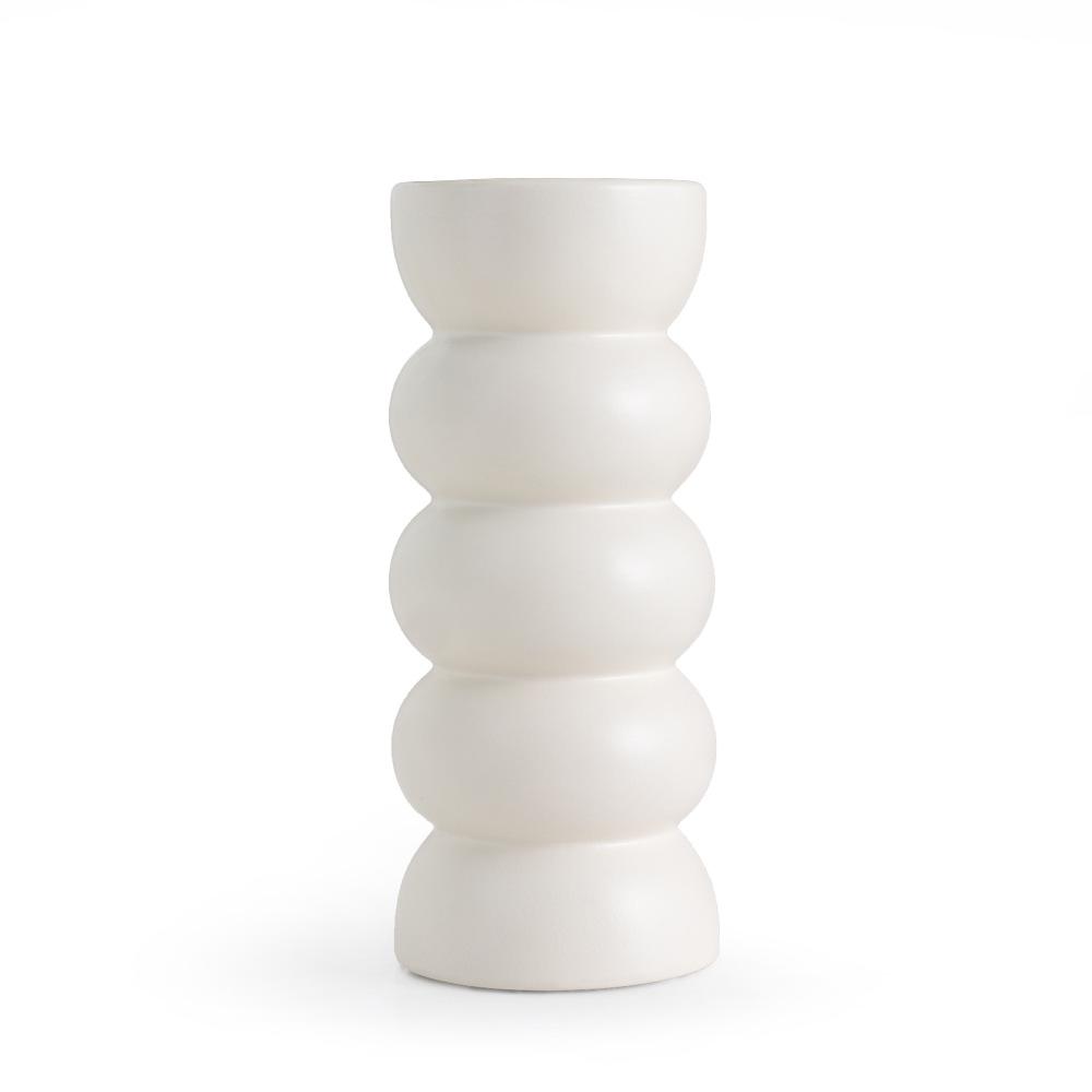 Ceramic vase ins wind high value black and white medieval high sense hydroponics dried flowers bamboo vase insert vase