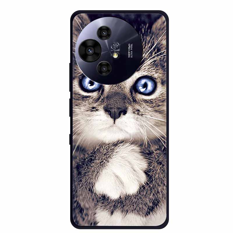 For TCL 50 Pro NxtPaper 5G Case Black Silicone Cover for 50 Pro NxtPaper Protective Shell Coque for TCL 50 NxtPaper 5G TPU Cases