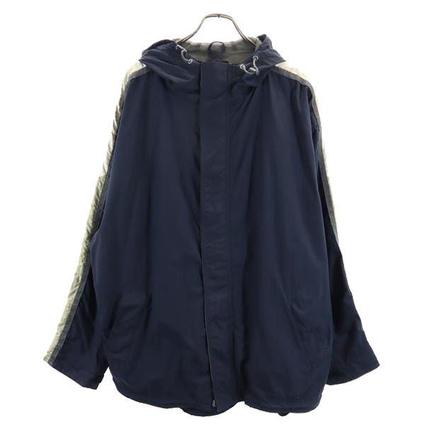 

GAP Old Ripstop fabric Nylon jacket XL Navy Hood with mesh lining Men s Used