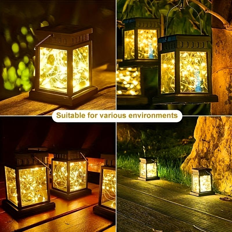 Solar LED Lights Outdoor Focus Floor Lanterns Panel Candle Terraza Indoor Hanging Balcony Birds Decoration Lighting For Garden
