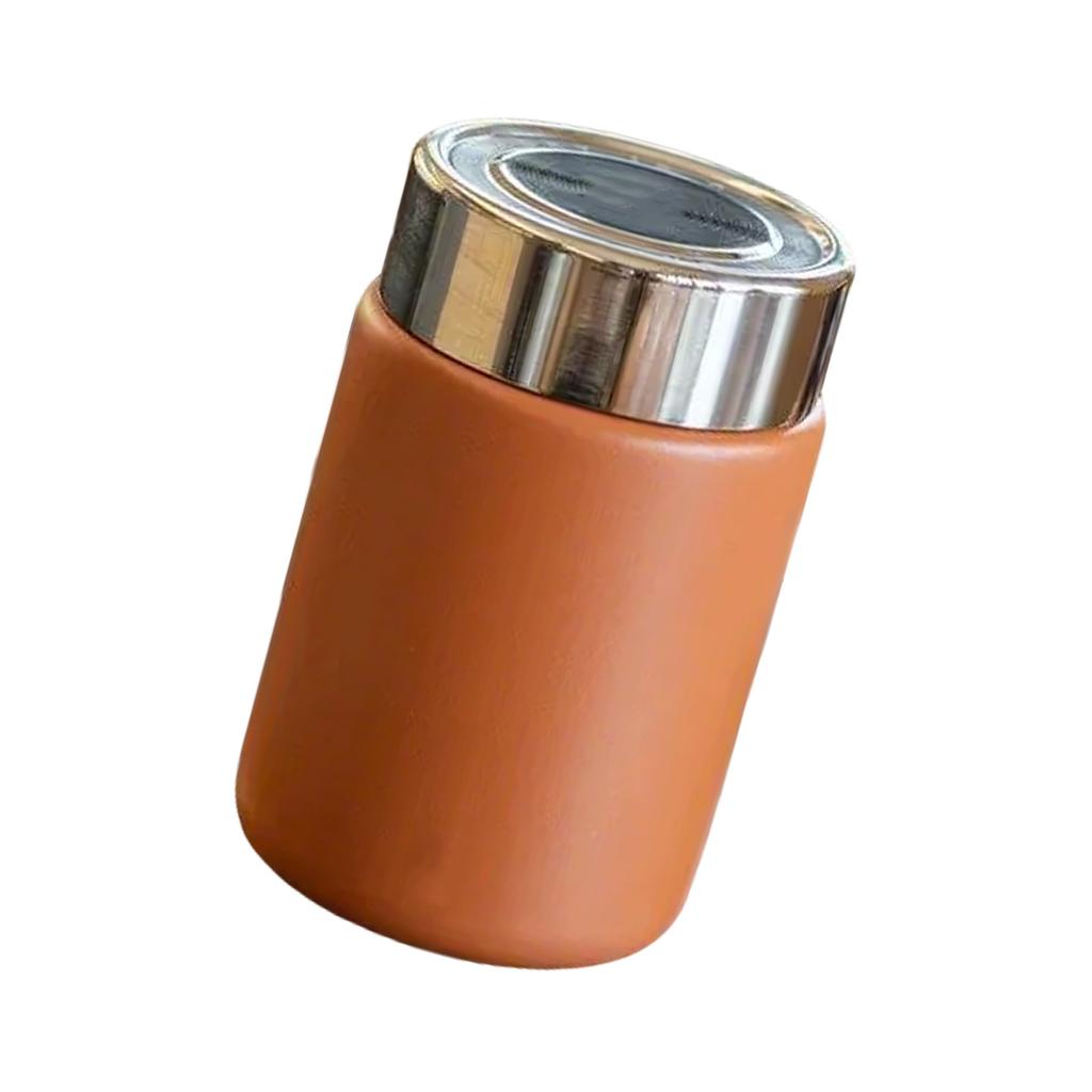 Tragbarer isolierter Wasserbecher aus Edelstahl, Taschenformat, Trinkgefäß, Getränkebehälter, auslaufsicherer Reisebecher für Studenten