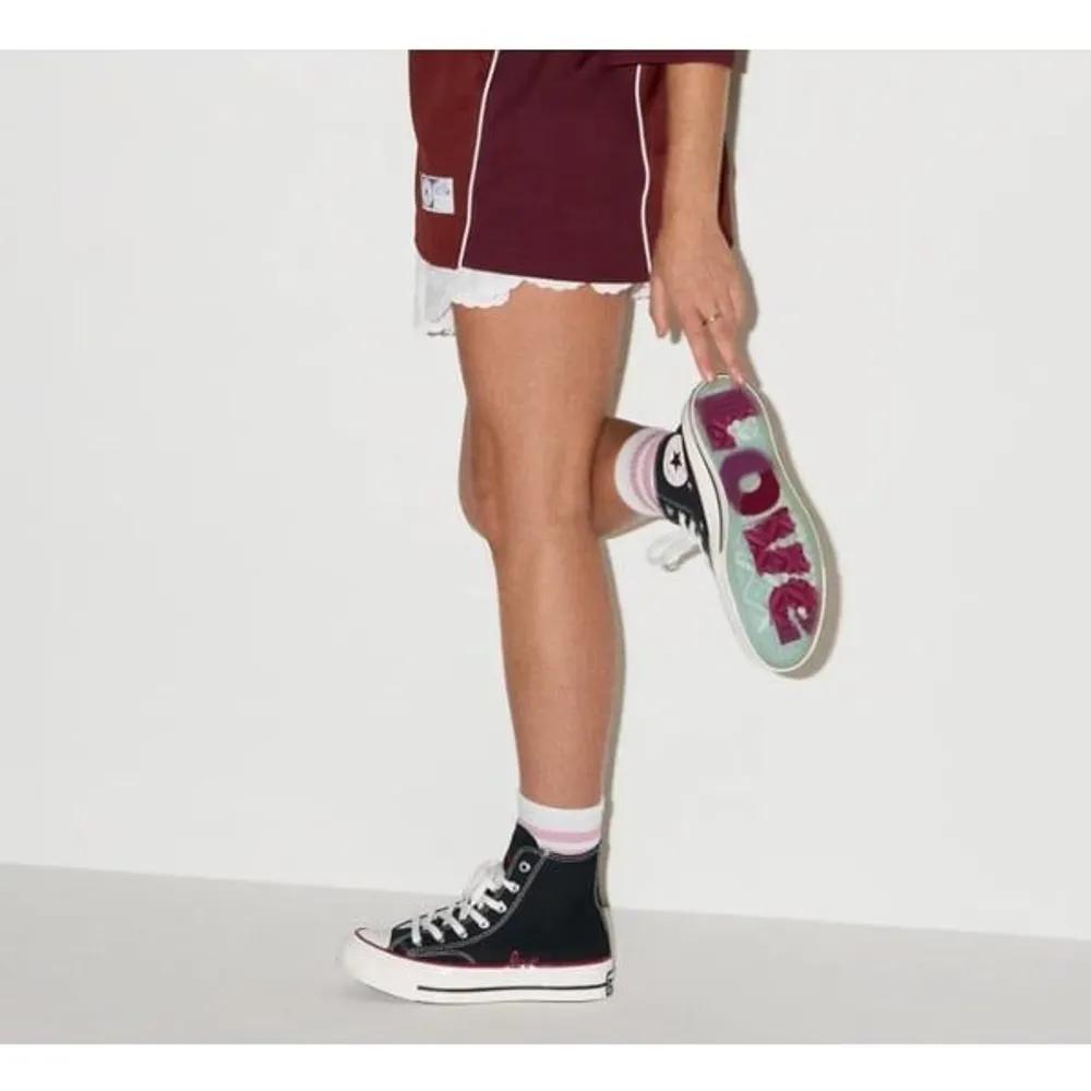Converse Chuck 70 Hearts Black A19061C Women s Sneakers Valentine Shoes Women s Athletic Shoes Walking Shoes 235