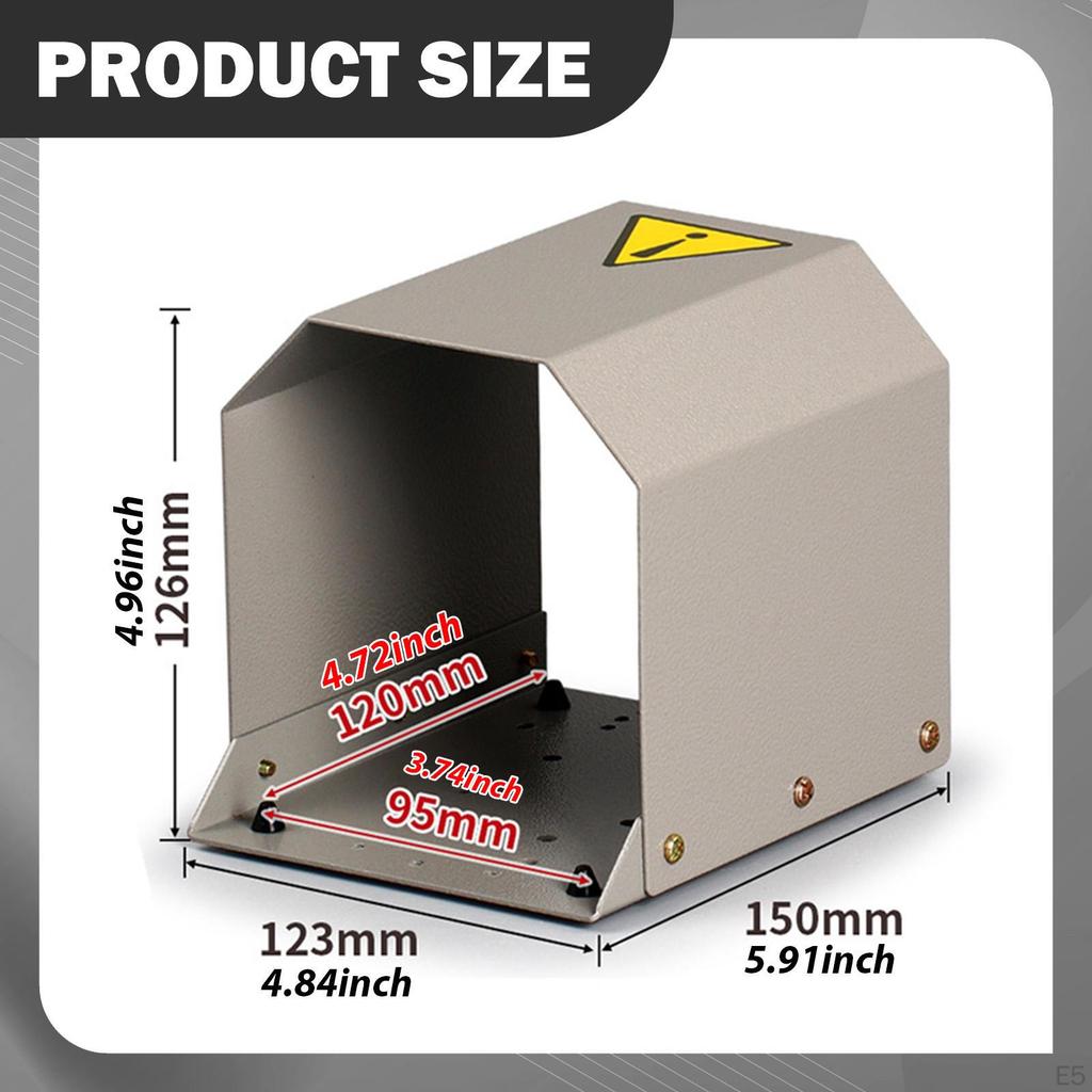 Fußschutzteile Schützen Füße Stärke Robust Schwerlast Schalterabdeckung