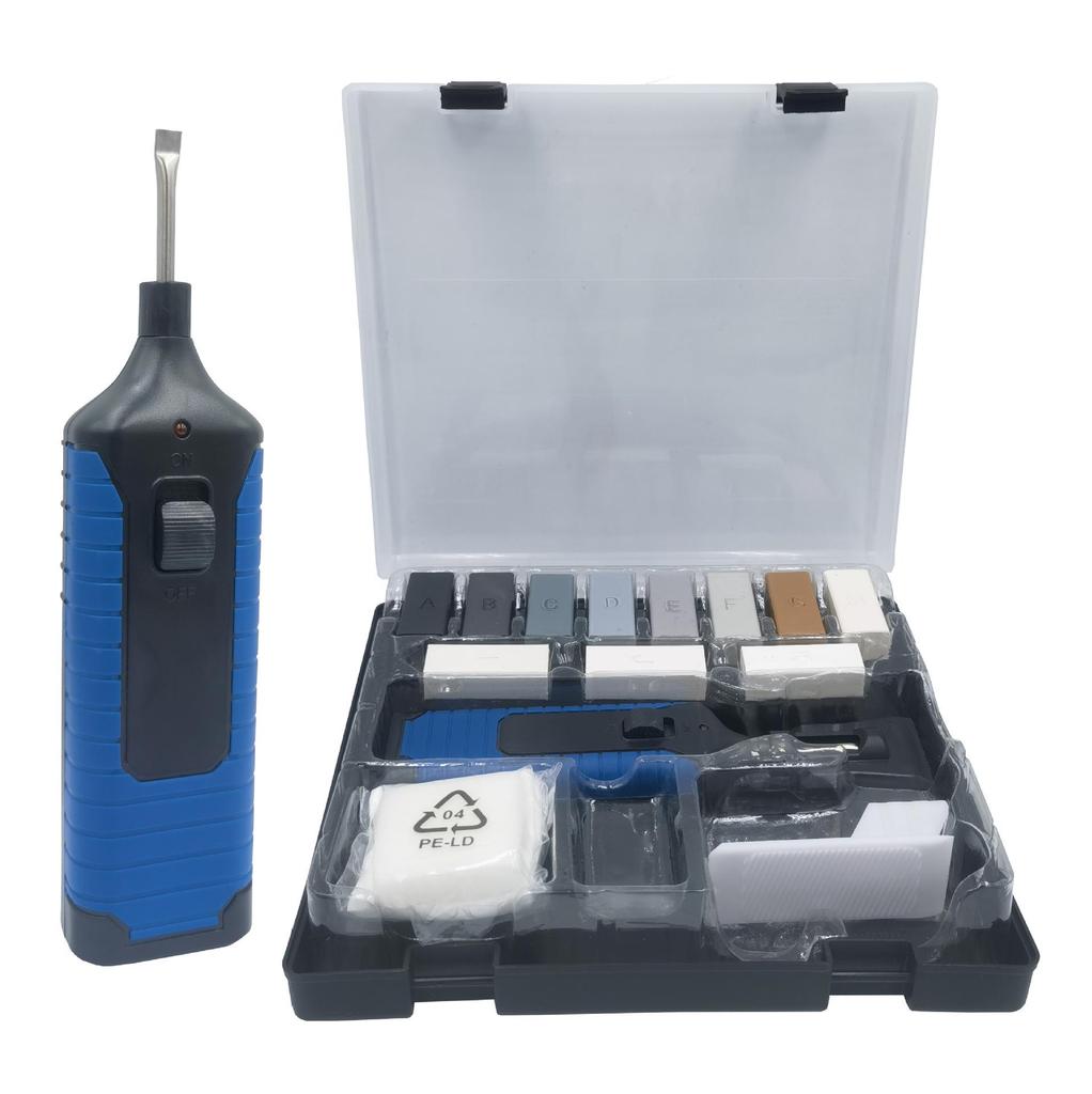 Rechargeable Plastic Floor Repair Tool Set - Multifunctional DIY Toolbox