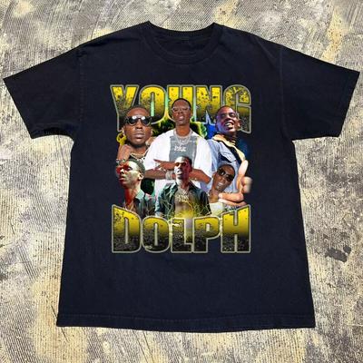 New Popular Young Dolph Cotton Retro Vintage T-shirt S-5XL Unisex T-Shirt