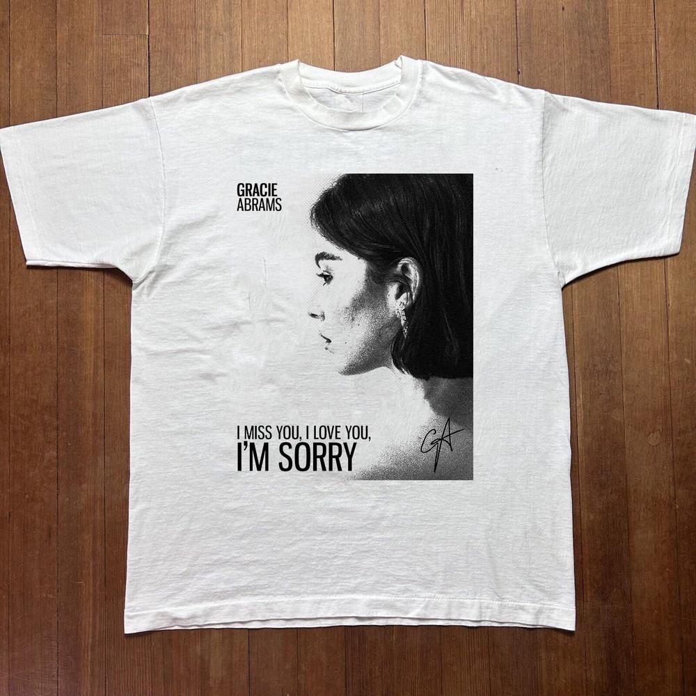 Gracie Abrams Gift For Family White T-Shirt Cotton All Size Unisex T-Shirt L