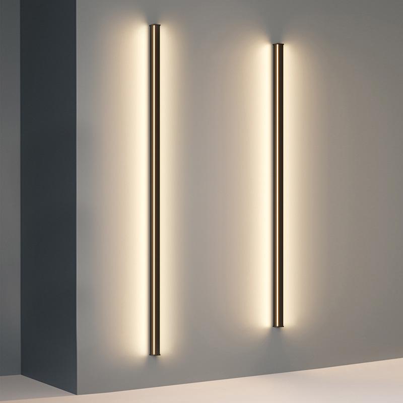 Superlange minimalistische LED-Wandleuchte AC85~265V 200CM Linien-Wandleuchte Für Innenbereich TV-Hintergrund Flur Wohnzimmer Villa Dekoration