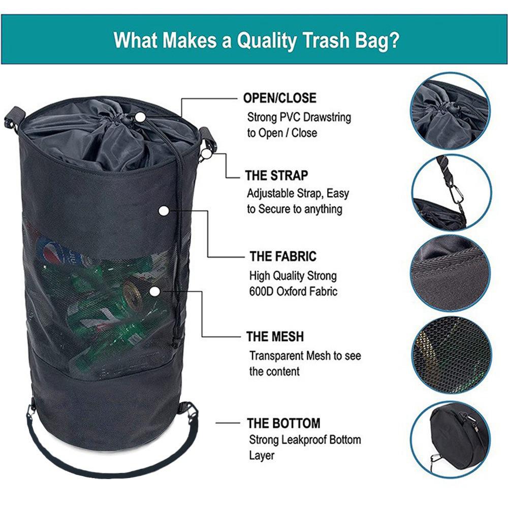 Windproof Dry Bag for Yacht, Boat & Camping - Drawstring Sundries & Trash Storage Bag