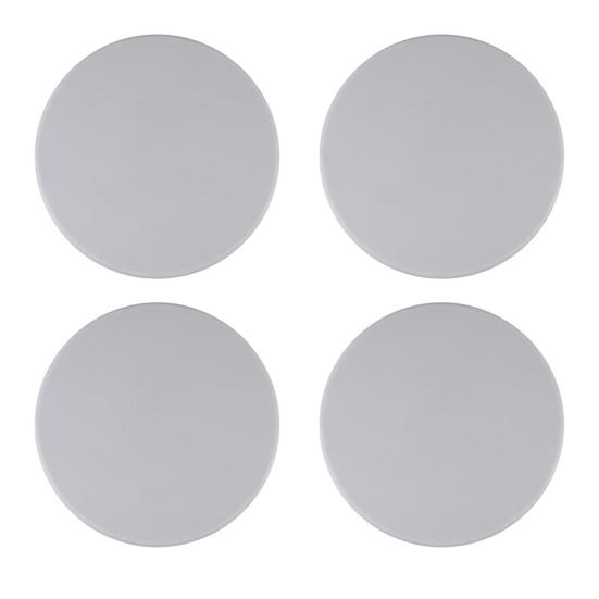 4 bucăți de protecție pentru mâner de ușă din silicon cu absorbție a șocurilor, anti-coliziune, rotunde, de culoare solidă, opritoare autoadezive pentru protecție pentru uși acasă