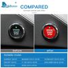 Dry Carbon Fiber Start Button Ignition Cover Trim for Ford Everest Mondeo Ecoboost Escort F150 Explorer Focus Edge 2013-2023