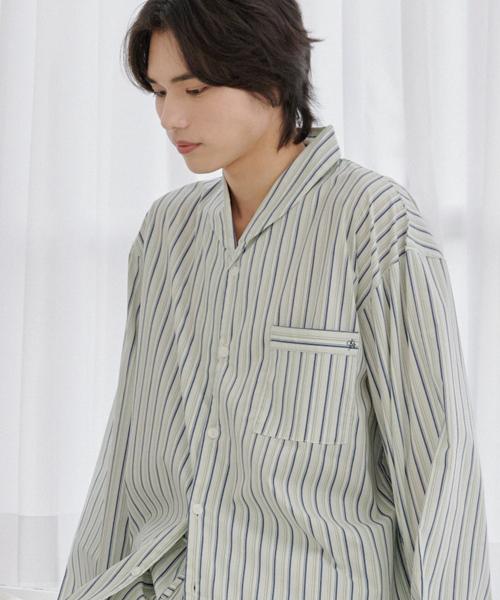 [OFF HOUR OBJET] Amorin Bay Long Sleeve Pajama Set (2-SET) [Shipped from Korea] 100% Authentic