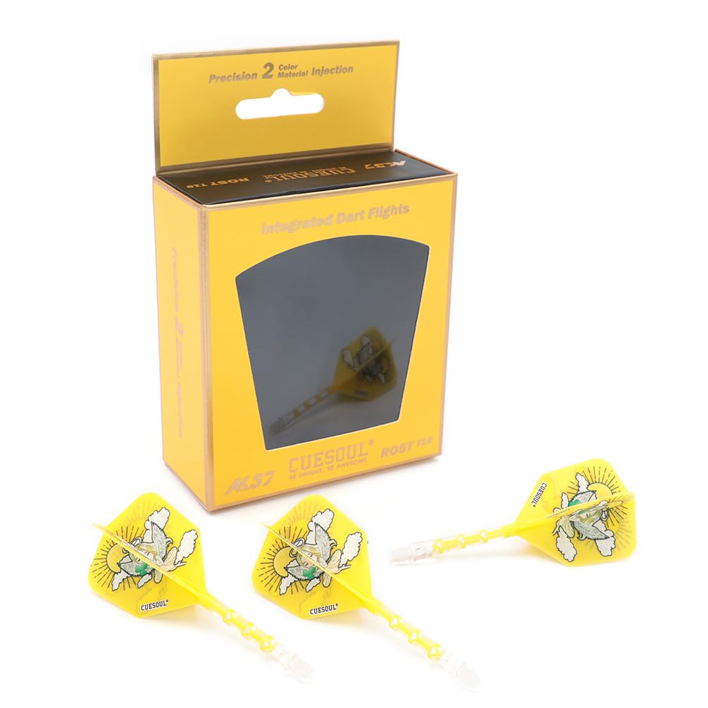 

CUESOUL AK57 T19 Dart Flights, Integrated, Nami Iwasaki Model, Big Wing Shape, Set of 3 (CS-AK577L-YQNM)