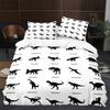 Cartoon Dinosaur Duvet Cover King Queen Size Jurassic World Theme Bedding Set For Kids Boys Ancient Animal Polyester Quilt Cover