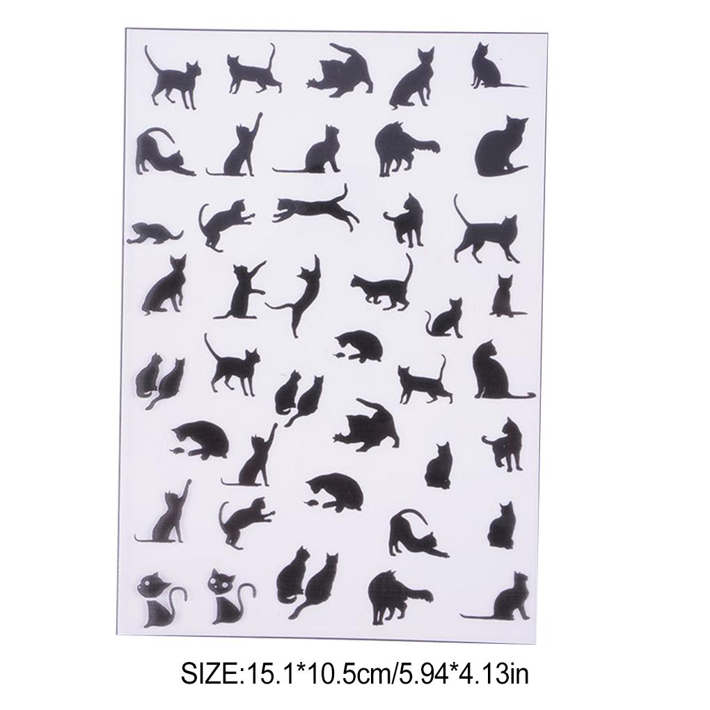 Sticker Good Viscosity Different Shapes Paster Beautiful Craft Home Decoration Card Making Calendar Photo Album