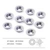 10 sztuk 16mm okrągłe wkładki z węglika frezy noże ostrza pasuje do DIY tokarka toczenie drewna Finisher Hollower narzędzie 30 stopni