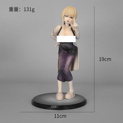 Neue Anime-Mädchen-Figur in stehender Pose Erin-Puppe in sinnlichem Kleid Schreibtisch-Sammlerstück Geschenk für Jungen zu besonderen Anlässen