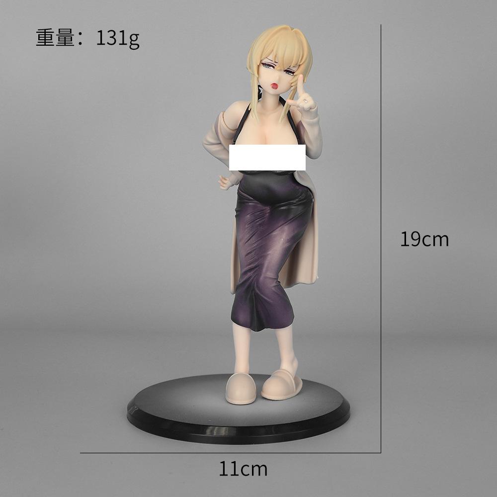 New Standing Pose Anime Girl Figurine Erin Doll In Sensual Dress Desk Collectible Gift For Boys On Special Occasions