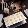 50PCS Cute Yellow Duck Sticker Children Award Decals Stationery Phone Laptop Water Bottle Luggage Desk Door Waterproof Stickers