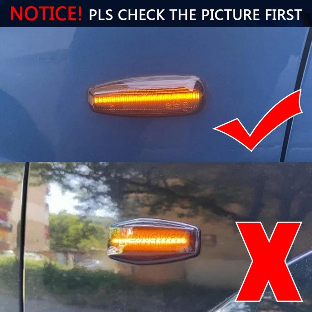 For Hyundai i30 I Hatchback Estate FD Azera Elantra Touring Avante Dynamic Turn Signal Repeater Indicator LED Side Marker Light