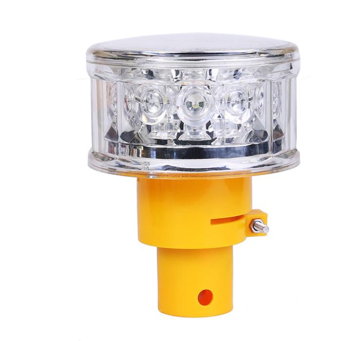 Strobe Beacon Flashing Solar Warning Light Barricade LED Tower Aviation Obstruction Aircraft Solar Traffic for Road