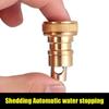 1Pcs Water Tube Connector Water Stop Valve Anti Falling Copper Inner Core Faucet Nozzle 1/2 Inch Stopcock Stop Joint