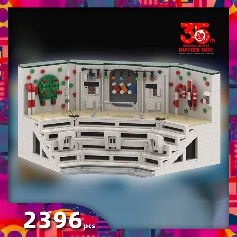 Brick Christmas Tree Pickup Star Wing Vacation Xmas Houses Train Reindeer Ornament Santa Christmas Wreath Building Block