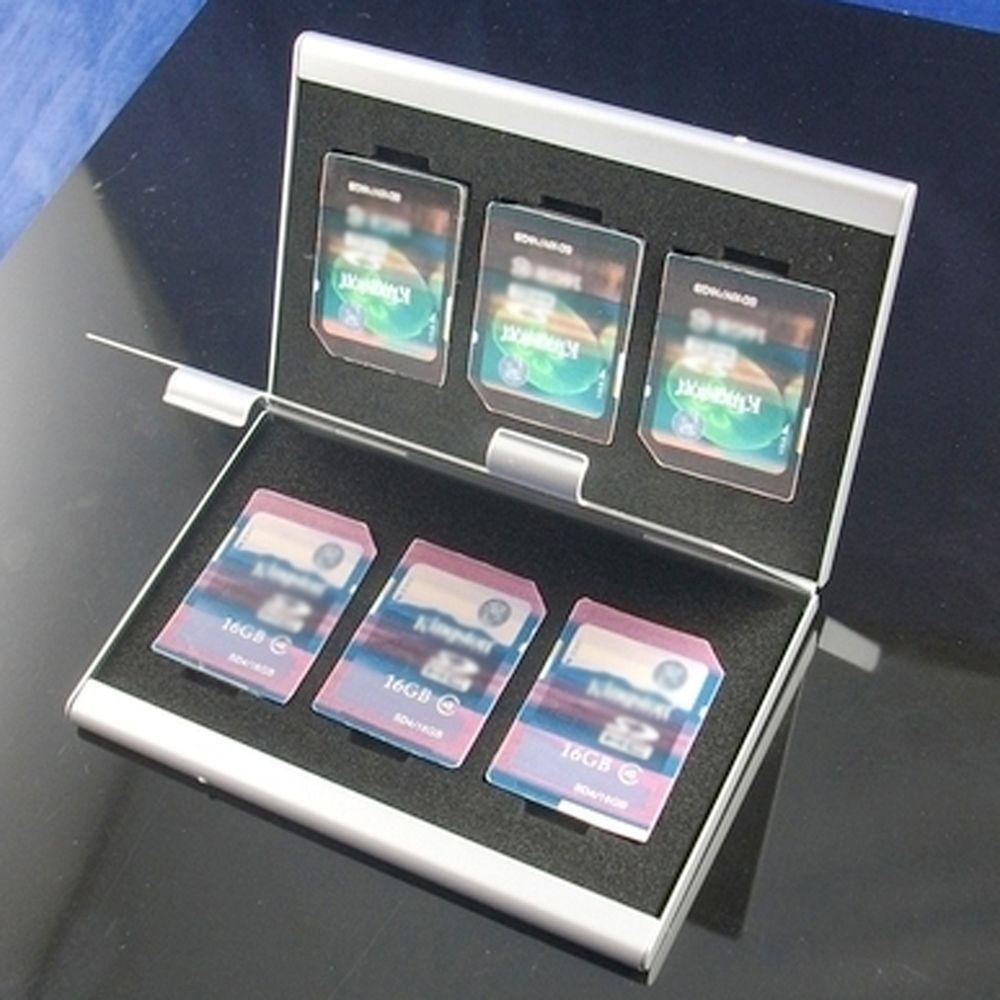 Card Storage Container Memory Card Case Aluminum Camera Case Secure MMC Storage Case For Outdoor Activities Travel