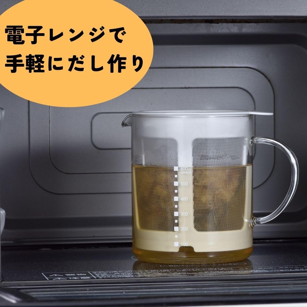 HARIO Dashi Pot Practical Capacity 600ml Dashi Handmade White Made in Japan Present Gift Gift DP-600-W