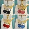 Cherry Keychain Pendant for Women's Bags – Exquisite Car Accessory