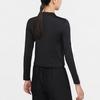 Nike Midlayer Fitted Running Long Sleeve Fitness Top Women tops Black CU3332-010