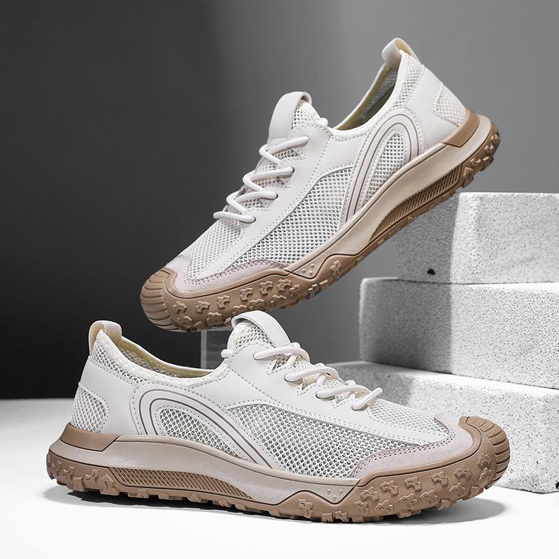 2025 Summer Men's Mesh Casual Low-Top Breathable Hiking Retro Sports Shoes