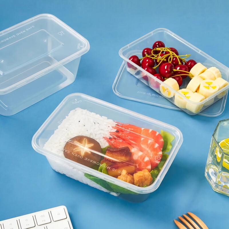 Disposable Clear Plastic Takeout Food Containers