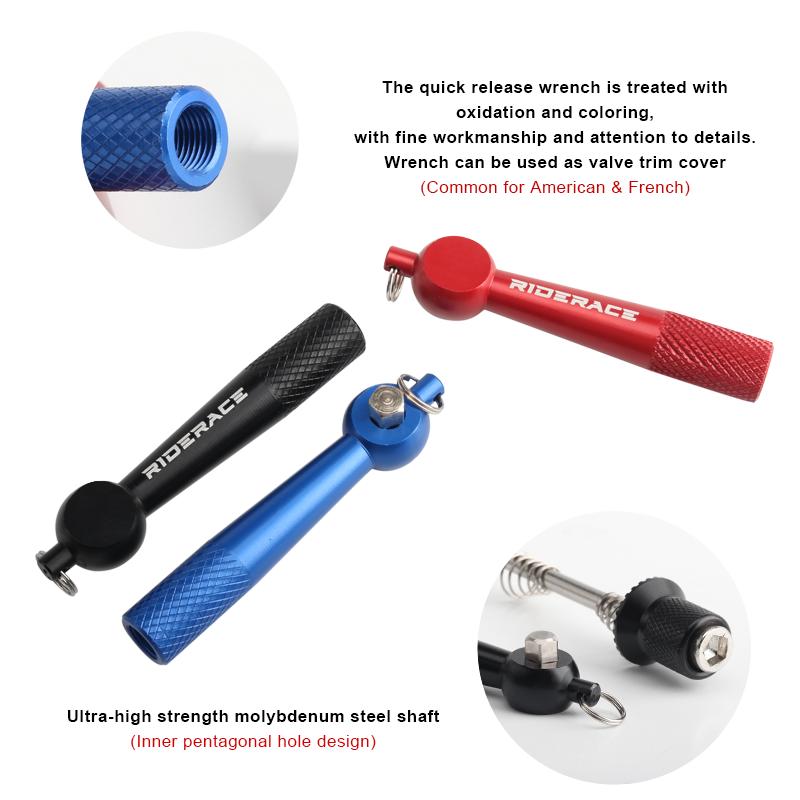 Bicycle Hub Quick Release Skewers Lever Aluminum Alloy Bike QR Wheel Locking Security Anti Theft Skewers Cycling Accessories