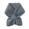 Thickening Cross Knitted Scarf Bib Snood Cowl Tube Thermal Neck Warmer Scarf  Winter