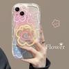 Acrylic mobile phone airbag bracket flower mobile phone lazy air cushion support frame paste mobile phone case ring buckle